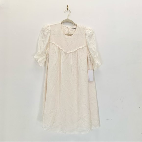 NWT Reformation Conrad Ivory Shift Dress - Picture 3 of 9